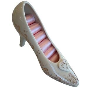 Lenox Disney Cinderella Slipper Ring Holder Porcelain Jewelry Princess 811901